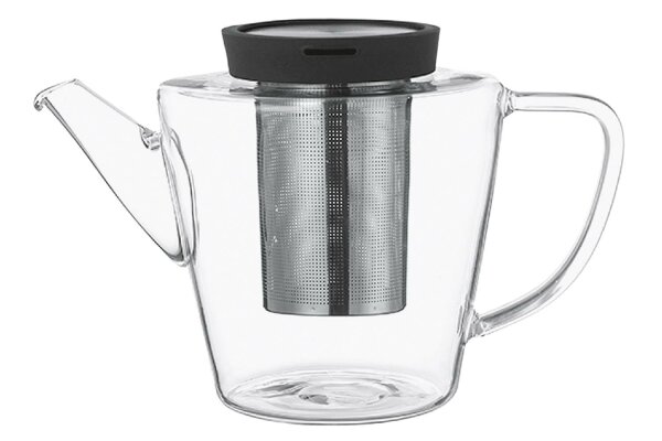 VIVA Teekanne Glas/Edelstahl/Kunststoff/Glas 1l