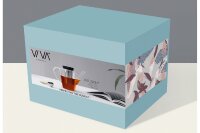 VIVA Teekanne Glas/Edelstahl/Kunststoff/Glas 1l