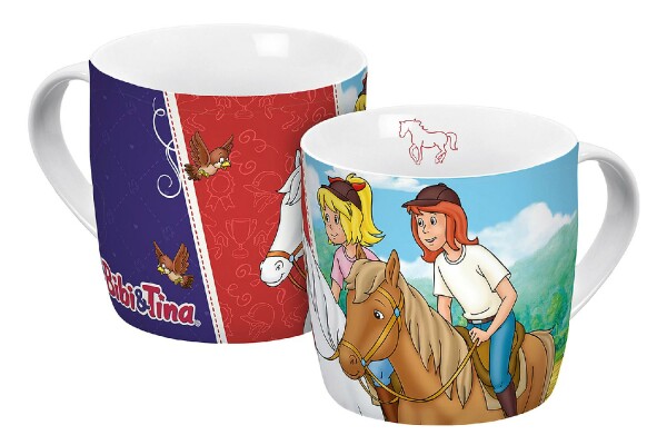 GEDA Henkelbecher Bibi & Tina mit Pferden 250ml