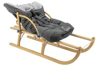 RESS Schlittensack/Winterfu&szlig;sack grau