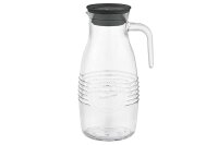 APS Glas Karaffe mit Deckel und Sieb Old Fashioned 1,8l