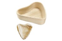 WESTMARK Gärkörbchen Set Herz und Bezug 22x23,5x6,5cm