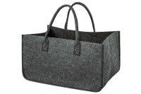 ADAM SCHMIDT Filztasche 50x34cm, H27/48 cm dunkelgrau