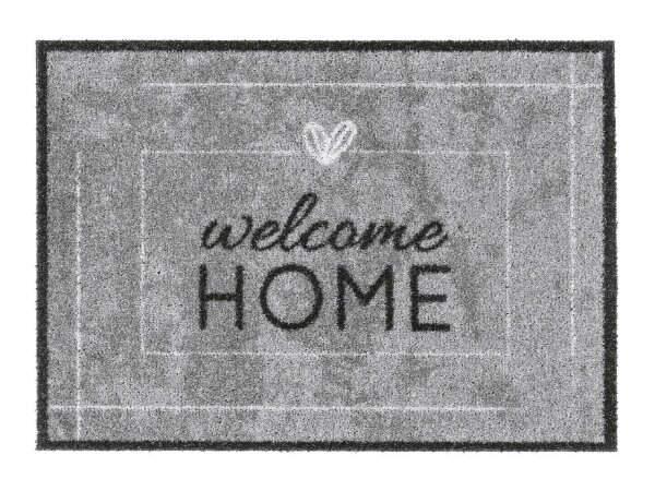 ASTRA Deco Brush Welcome Home 50x70cm grau