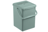 ROTHO Komposteimer mit Aktivkohle 9l Bio Mistletoe green