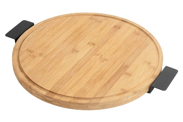 GUSTA Holzbrett Lazy Susan mit Griff ø42cm