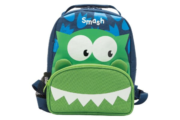 SMASH Kinder Rucksack Dino isoliert 27x23x12cm