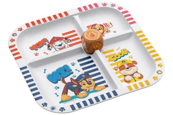 KOZIOL Esslernteller + Würfel Easy Eater Paw Patrol