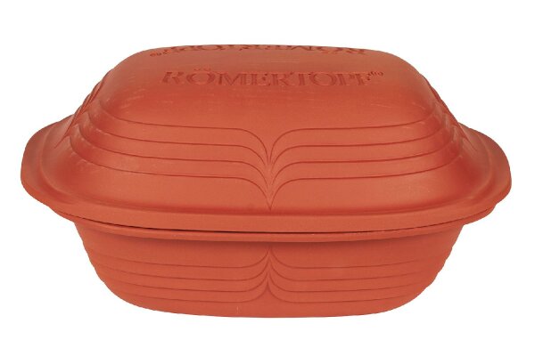RÖMERTOPF Dampfgar-Bräter Modern Look 6Personen + Kochbuch einfach-natürlich-lecker