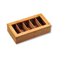 KESPER Tee-Box 36x20x9cm mit Sichtfenster