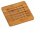 KESPER Topfuntersetzer Bambus 19x19x1,0cm