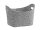 ZELLER PRESENT Aufbewahrungskorb Filz oval 31,5x19x21cm grau