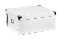 Box Pappe wei&szlig; 31x26x14cm