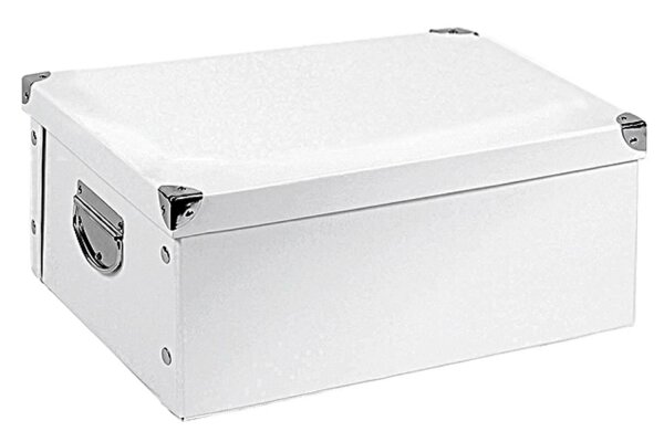 ZELLER PRESENT Aufbewahrungsbox Pappe 40x33x17cm weiß