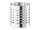 ZELLER PRESENT Besteckkorb Edelstahl 13cm Ø12cm silber