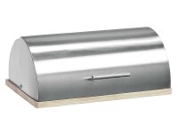 ZELLER PRESENT Brotkasten Bamboo Edelstahl/Gummibaumholz...