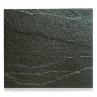 ZELLER PRESENT Herdabdeckplatte Schiefer Glas 56x50cm...