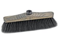 SOREX Zimmerbesen Holz mit Eurogewinde, Roßhaar,...