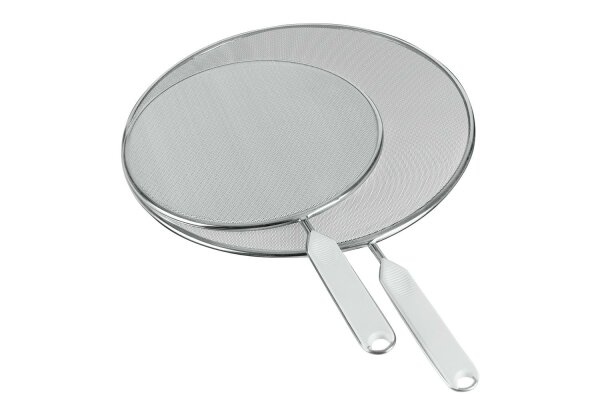 METALTEX Spritzschutzsieb-Set Aluminium/Streckmetall Ø20+29cm 2teilig