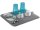 METALTEX Abtropfmatte Microfaser 40x45cm grau
