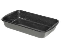 RIESS Vierkantpfanne Profi 32x19x5,5cm schwarz emailliert
