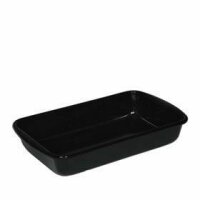 RIESS Vierkantpfanne Profi 32x19x5,5cm schwarz emailliert