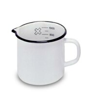 KARL KRÜGER Milchtopf mit Skala und Ausguss 1 l...