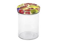 EMSY Schraubdeckelglas mit 82mm TO-Deckel Obstdekor 440...