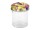 EMSY Schraubdeckelglas mit 82mm TO-Deckel Obstdekor 350 ml 6er Pack