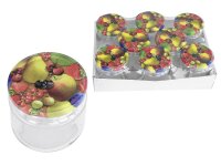 EMSY Schraubdeckelglas 212ml mit 66mm TO-Deckel Obstdekor...