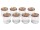 EMSY Schraubdeckelglas 212ml mit 66mm TO-Deckel Obstdekor 8er Tray