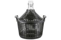 Glasballon mit Korb 10ltr.