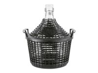 Glasballon mit Kunststoffkorb 10 l