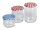 EMSY Schraubdeckelglas mit 82mm TO-Deckel kariert 540 ml 6er Pack
