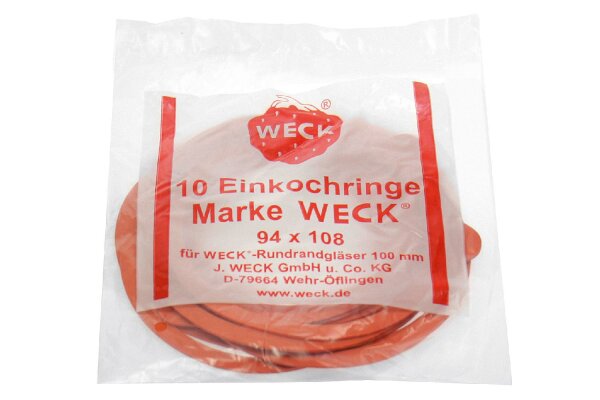 WECK Einkochringe 94x108mm 10er Beutel