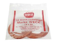 WECK Einkochring 74x86mm 10er Beutel