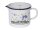 KARL KRÜGER Milchtopf Gänseglück mit Ausguss 1,5 l Ø14cm emailliert