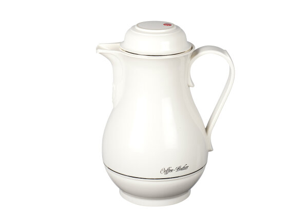 ROTPUNKT Isolierkanne Coffee-Butler Kunststoff 1 l weiß