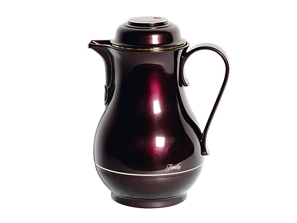 ROTPUNKT Isolierkanne Kunststoff 1,2 l black cherry