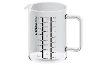 BOHEMIA CRISTAL Messbecher mit Henkel 1 l