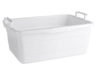 LOCKWEILER Wanne 50x35x20cm 26l eckig Kunststoff weiß