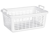 LOCKWEILER Wäschekorb 62x43x25cm 45l Kunststoff...