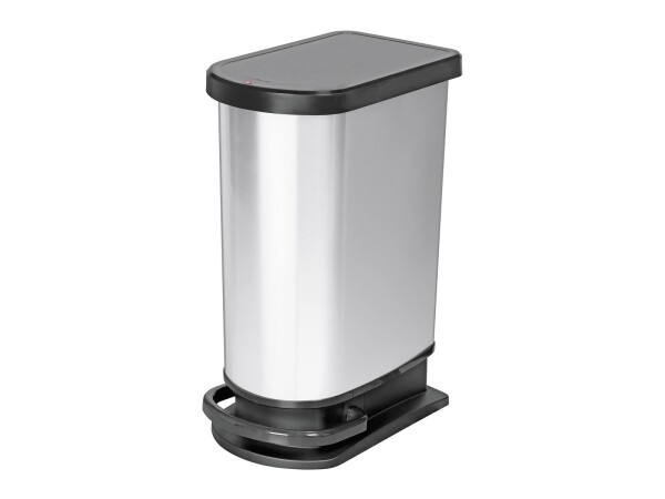 ROTHO Treteimer Paso mono 50l silber