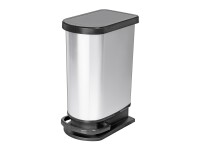 ROTHO Treteimer Paso mono 50l silber