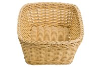 SALEEN Brotkorb Kunststoff 31,5x22x10cm beige