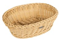 Brotkorb oval hellbeige25x19x8