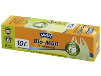 SWIRL Abfallbeutel Biofolie mit Griff 10l Pack Rolle mit...