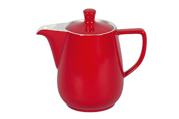 FRIESLAND Kaffeekanne Porzellan 1 l rot