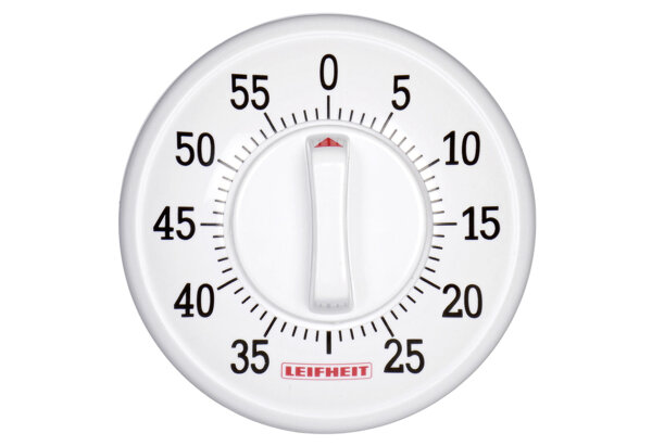 LEIFHEIT Kurzzeitmesser Signature analog Ø6,2cm weiß