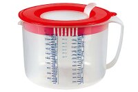 Dr. Oetker Mess-und Rührbecher 2,2 l rot /...